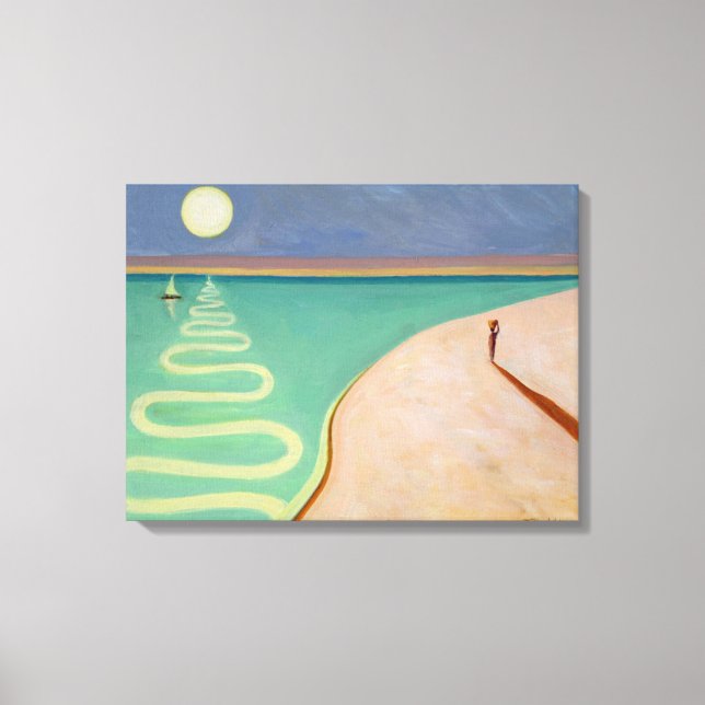 Serpentine Sunset 2004 Canvas Print (Front)