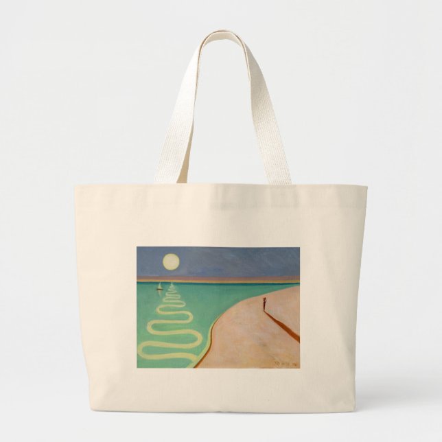 Serpentine Sunset 2004 Large Tote Bag (Front)