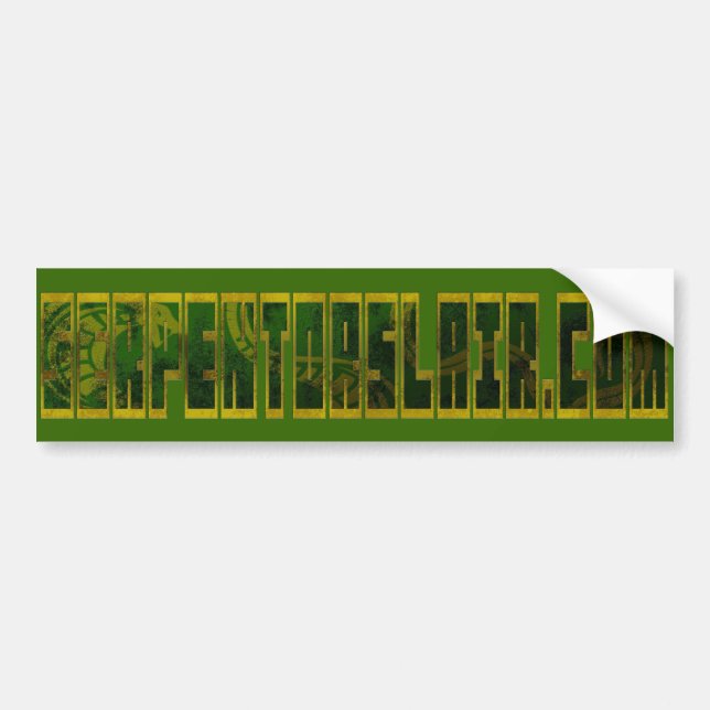 Serpentor's Lair Bumper Sticker (Front)