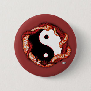Serpents Dual (Red) 2 Inch Round Button