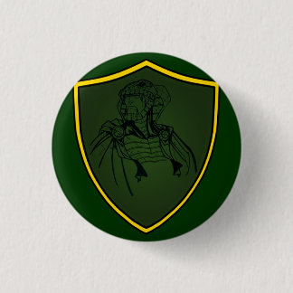 Serpie Sketch Button/Green 1 Inch Round Button