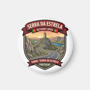 Serra da Estrela Portuguese Highlands Road Magnet