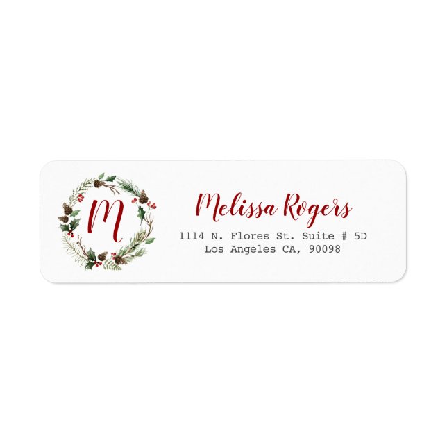 Serre de Noël rustique et typographie moderne (Devant)