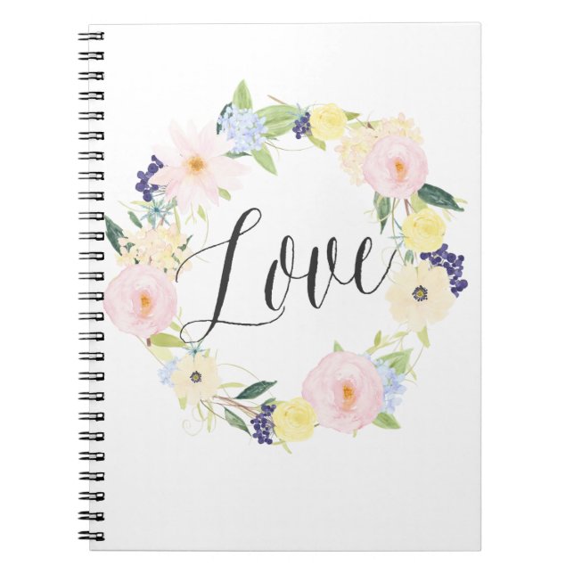 Serre florale Pastel Spring | Carnet d'amour (Devant)
