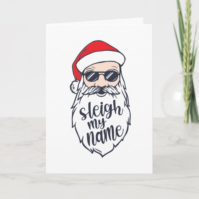 Serrer mon nom Père Noël Carte de Noël (Devant)