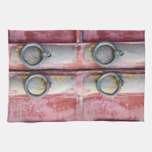 Serrures roses Serviettes de cuisine (Horizontal)