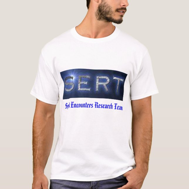 SERT logo shirt, Spirit Encounters Research Team T-Shirt (Front)
