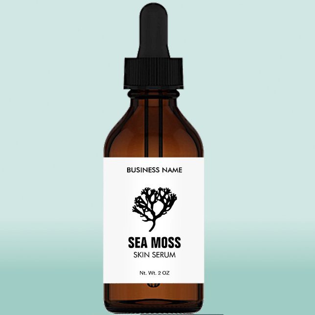 Sérum de mousse de mer Étiquettes (Créateur téléchargé)