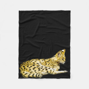 Serval Fleece Blanket