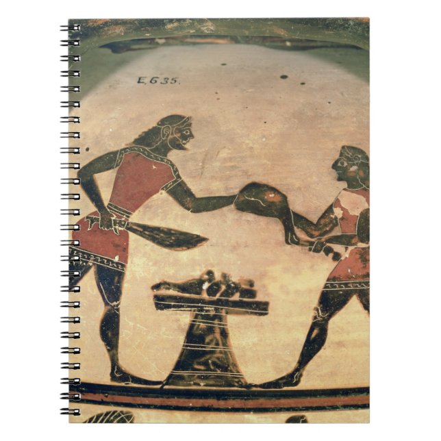 Servants Preparing Food for a Symposium, detail fr Notebook (Front)