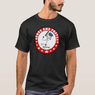 Serve and Protect Policeman T-Shirt