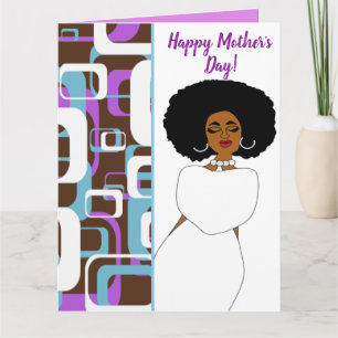 Serve it Up African American Mother's Day Card
