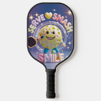 Serve. Smash. Smile. – Cute Kawaii Pickleball Desi Pickleball Paddle
