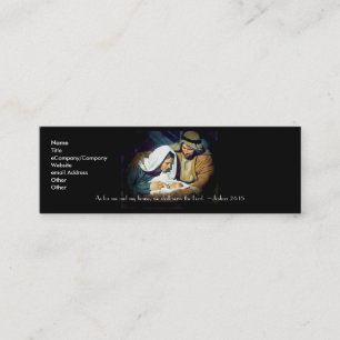 Serve the Lord Mini Business Card
