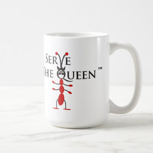Serve The Queen Red and Black Ant Mug