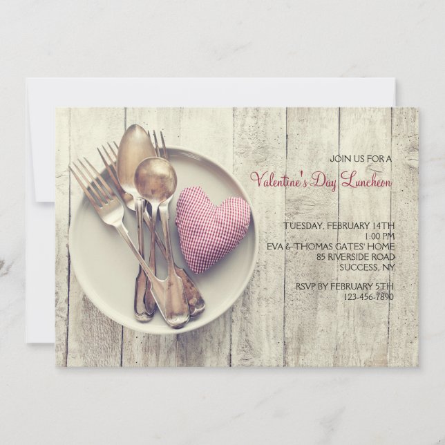 Served With Love Invitation (Front)