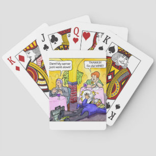 Server Down! Playing Cards