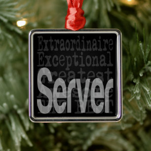 Server Extraordinaire Metal Ornament
