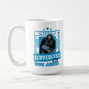 Serverless Funny Monkey Developer Humour Coffee Mug
