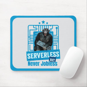 Serverless Funny Monkey Developer Humour Mouse Pad