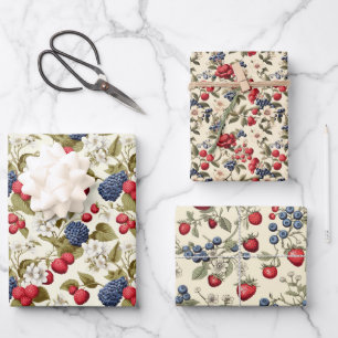  Service Berry Wrapping Paper Sheet