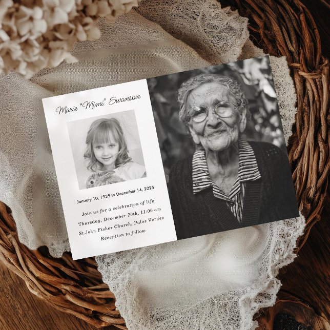 Service commémoratif Célébration du Carte photo de (Créateur téléchargé)
