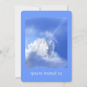 Service commémoratif Invitation Angel prier