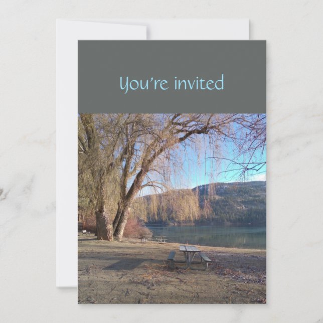 Service commémoratif Invitation Beautiful Lake Bea (Devant)