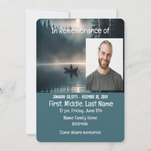 Service commémoratif Invitation Lake Boating