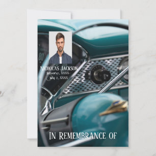Service commémoratif Invitation voitures anciennes
