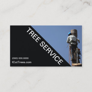 Service d'arbre aménageant le carte de visite en