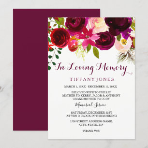 Service de Faire-part Floral de Bourgogne