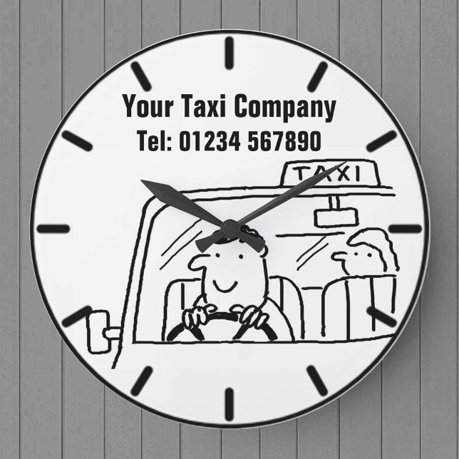 Service de location de taxi et de voiture Horloge  (Créateur téléchargé)