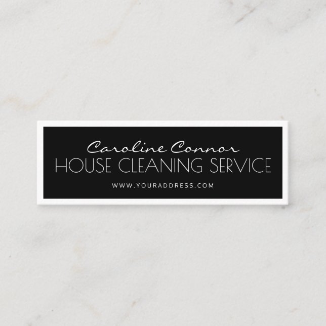 Service de nettoyage de la maison Carte frontière  (Devant)