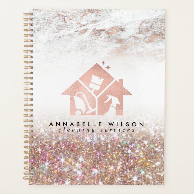 Service de nettoyage de l'or rose Carnet de rendez (Devant)