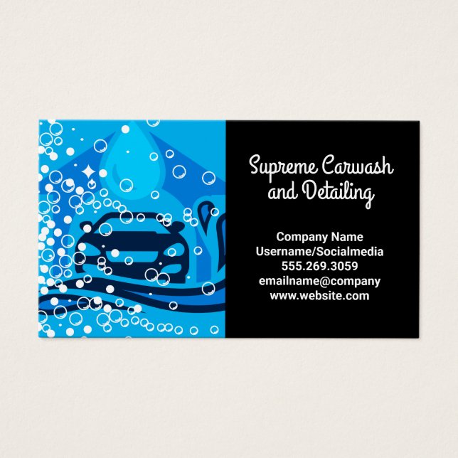 Service de nettoyage des voitures | Bulles (Devant)