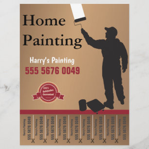 Service de peinture de bricolage Flyer de petite e