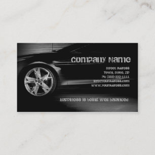 Service de pneus auto Carte automobile en métal no