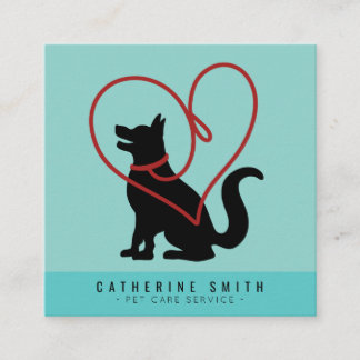 Service de pose pour animaux de compagnie Carte de
