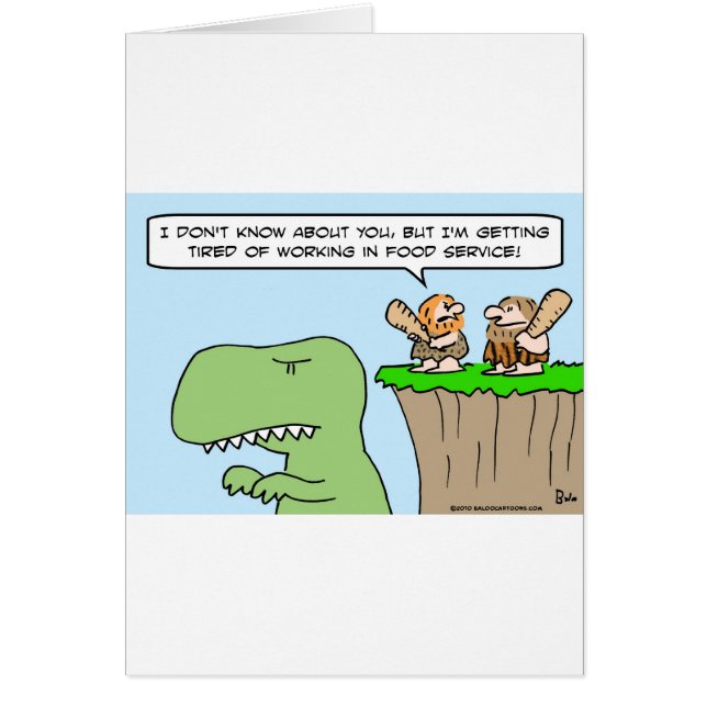 service de traiteur de dinosaure d'homme des (Devant)
