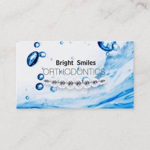 Service dentaire dentaire Orthodontiste Carte de v