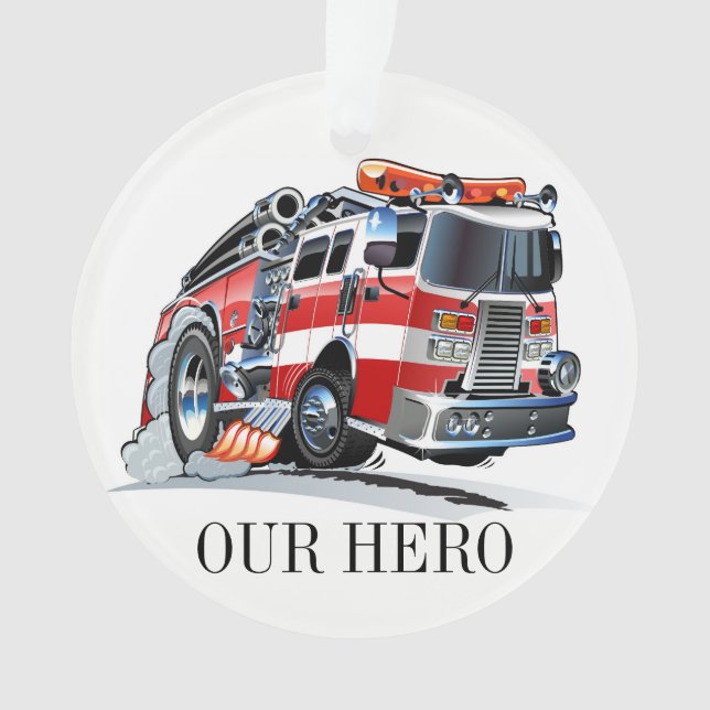 Service des incendies Ornement des pompiers (devant)