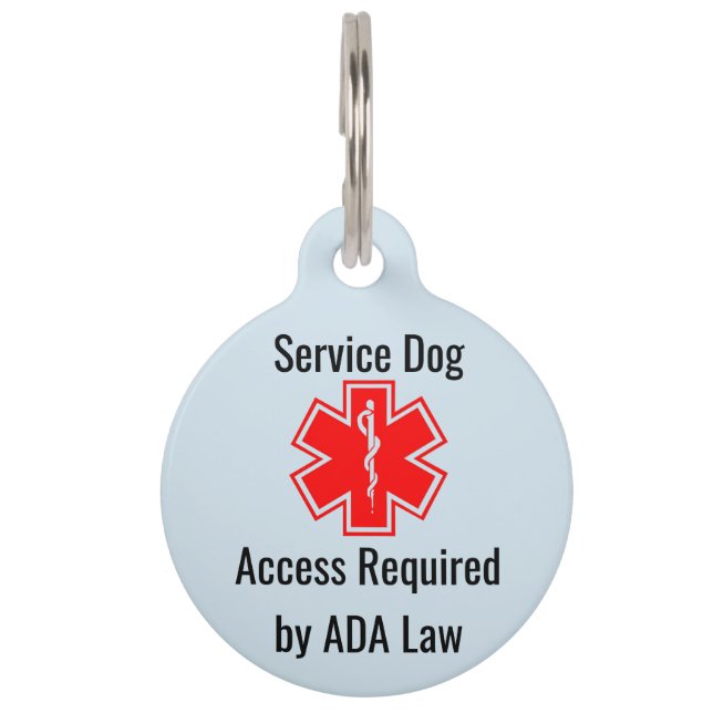 Service Dog Collar/ID Tag (Front)