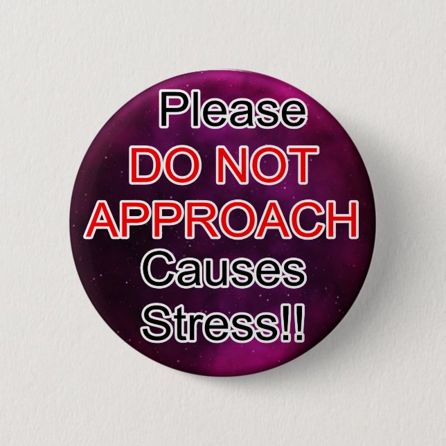 Service Dog Helpers Purple Space 2 Inch Round Button (Front)