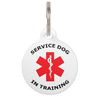 Service Dog in Training Pet Tag