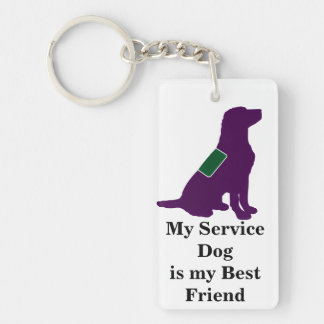Service Dog Keychain