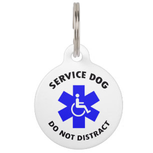 Service Dog Pet Tag