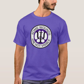 Service Dog - Some Wounds are not Visable - Dark T T-Shirt