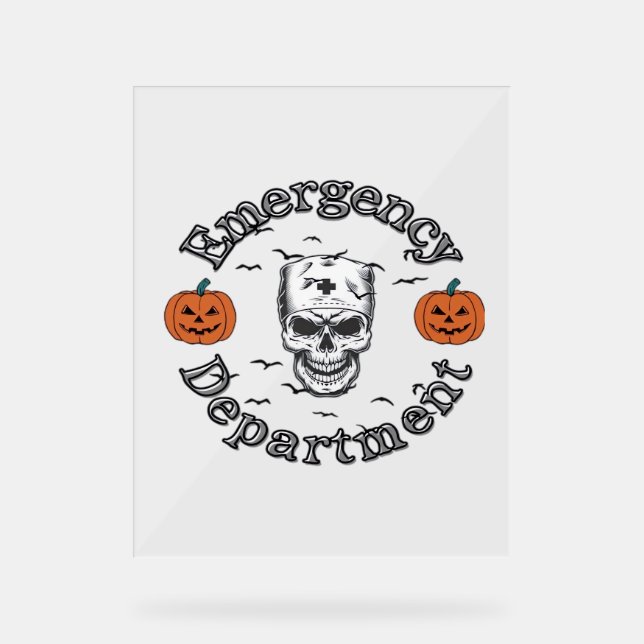 Service D'Urgence Er Nurse Skeleton Hallo (Recto)