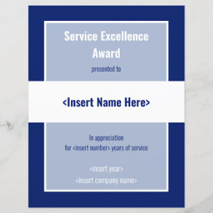 Service Excellence Award